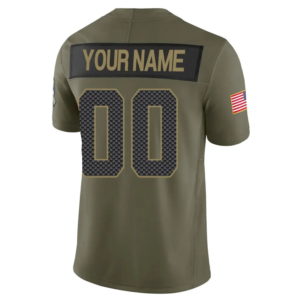 Custom A.Cardinals Olive 2025 Salute To Service Limited Personalized Stitched Vapor F.U.S.E. Limited Jerseys