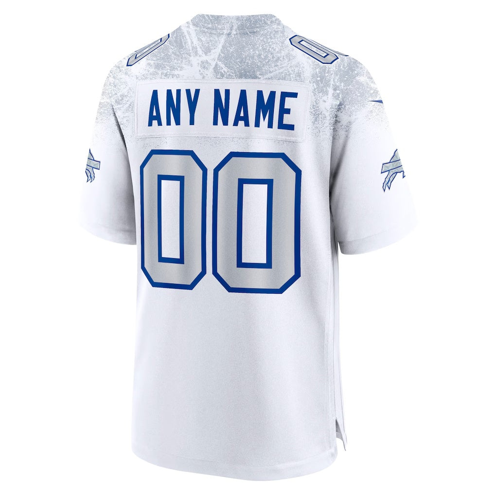 Custom B.Bills White 2025 Rivalries Collection Game Jersey Personalized Stitched Vapor F.U.S.E. Limited Jerseys