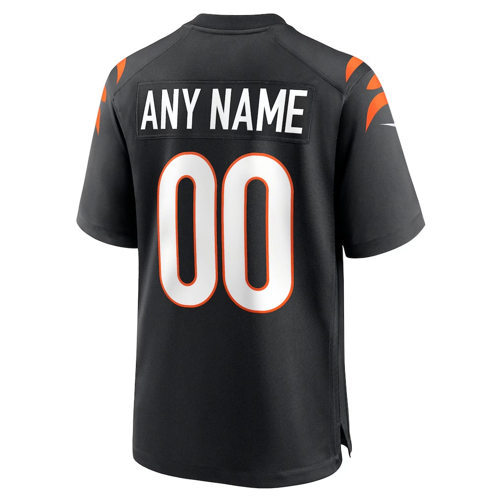 Custom C.Bengals Black  Personalized Stitched Vapor F.U.S.E. Limited Jersey